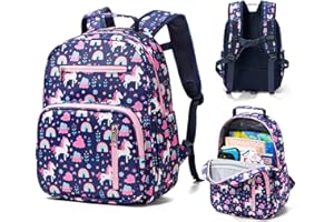 kibachev Mochila Infantil Niña/Niño Mochila Guarderia 8/10L, Mochila Preescolar 2/3-5 Años, Mochila Pequeña