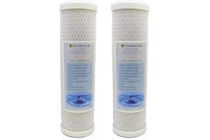 FINERFILTERS Blanco kompatybilne z blokiem węglowym 5 µm wymienne wkłady filtrujące do wody (2 sztuki)
