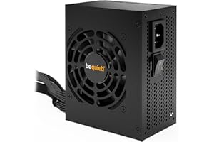 be quiet! SFX Power 3 300W Fuente de alimentación compacta para PC, ATX SFX, 80 Plus Bronze hasta 89,2% eficiencia, Silenciosa, PCIe para GPU, Ventilador 80mm