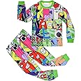 TBNRFrags Boys' Alphabet Lore Pajama Set Cool Soft Homewear Graphic Sleep-Wear Kids Top and Pants