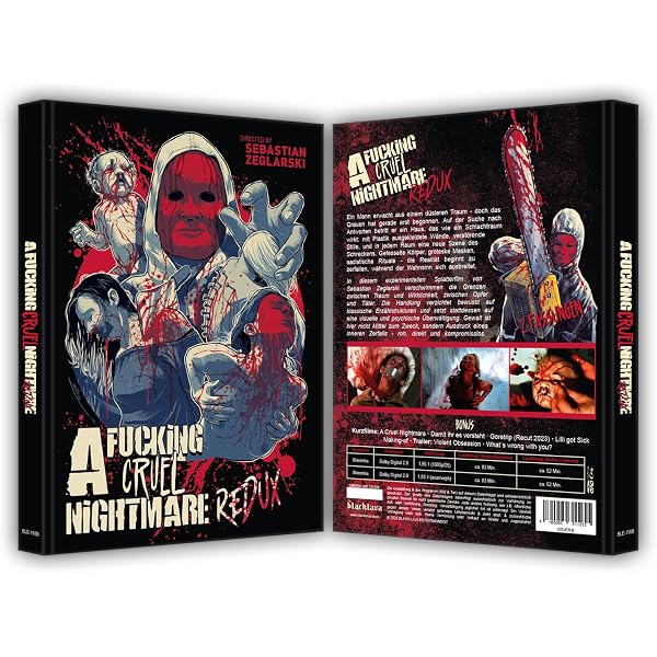 【新品】A Fucking cruel Nightmare　ホラー グロテスク A fucking cruel Nightmare: Redux, Mediabook, Cover A, Splatterfilm
