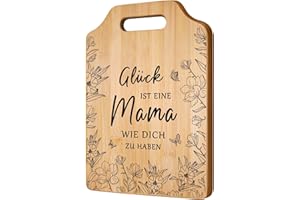 JOYVADO Geschenke für Mama, Mama Geschenk, Weihnachtsgeschenke für Mama, Bambus Schneidebrett zum Geburtstag Muttertag, Mutter Tochter Geschenk