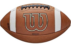 Wilson NCAA 1003 GST Ballon de Football américain Marron