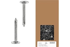 HELPMATE – Chiodi per tetto 2,0 x 20 mm zincato meccanicamente – 1 kg di cartone tipo B – chiodi per tetto DIN 1160 B – chiodi per tetto ideali per cartoncino, teloni in plastica e lastre di ardesia