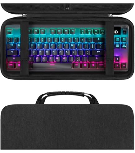 Wanty Neoprene Carry Case For Logitech G915 Keyboard - Protective Sleeve With Zipper