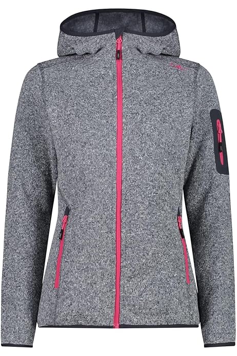 Giacca CMP Knit-Tech Con Cappuccio Per Bambini - Giacca Tecnica Calda E Comoda Per Outdoor - Foto 8