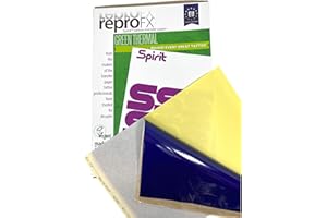 ‎TATTOO [INKGRAFIX] PIERCING 10 Stück THERMO TATTOO Matritzenpapier EU Spirit Green - INKgrafiX® Deutschland - PROFI STUDIO - IG05519 - Stempel Papier Abdruck