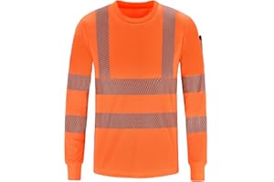 AYKRM 5 Color hi vis t Shirts High Viz Visibility Short Sleeve Safety Work Reflective Polo T Shirt(XS-8XL)