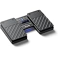 Donner Wireless Page Turner Pedal, Pédale sans fil Bluetooth pour iPad, tablettes et téléphones, pédale au pied, noire