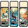 Grospe 3 Pack Solid Perfume Balm Set Portable Pocket Balm Perfect for Travel Use Natural Fragrance Perfume for Women