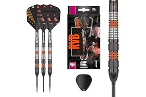 ‎TARGET DARTS Target Darts Raymond Van Barneveld RVB 80 Schwarz G2 80% Wolfram Swiss Point Stahlspitze Darts Set