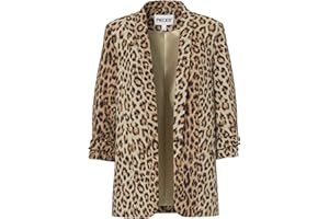 Pieces Damen Pcbosella 3/4 Printed Blazer Noos Blazer (1er Pack)