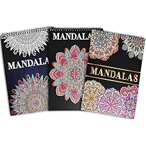 Set Di Libri Da Colorare Per Adulti, 3 Libri Da Colorare Per Adulti 120 Disegni Unici Di Animali Paesaggi E Mandala Libri Da Colorare Per Adulti Relax