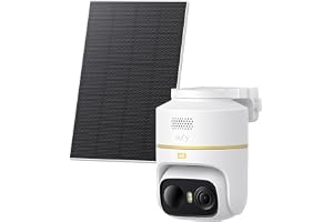 eufy Security Anker eufyCam C37 4K, trådlös solkamera, 360° AI-spårningutan | 360° AI-spårning, avtagbart solpanel, 4K färgnattseende, person-/fordons-/djurigenkänning, ingen månadsavgift