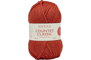 Sirdar Country Classic DK Double Knitting, Burnt Orange (853), 50g