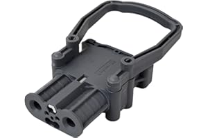 INTRATEC 100% SHOPPING Presa a spina di carica della batteria con impugnatura Carrello elevatore a forca 80A Batteria 12v 2 contatti principali resistente agli acidi per carrelli elevatori, camper, spazzatrici Presa a spina CC connettore di carica spina di carica spina di carica spina di carica spina di carica connettore di carica spina di carica