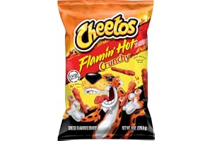 Cheetos Crunchy Flamin Hot Chips 8 OZ (227g) - Export