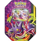 Pok&eacute;mon: Lunar Megaluz Tin: Mega-Gengar ex from JCC Pok&eacute;mon (4 Upgrade Envelopes and 1 Holographic Promotion Card)