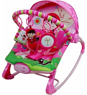 pink owl baby bouncer