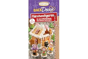 Günthart BackDecor 13 Märchenfiguren aus Zucker für einLebkuchenhaus aus feinem Zuckerguss, 1er Pack (33 gr)(