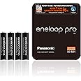 Panasonic Eneloop BK-4HCDE/4LE Ready-to-Use Ni-MH Battery AAA Micro Pack of 4 Black