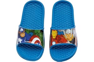 REQUETEGUAY Chanclas Avengers Playa o Piscina - Flip-Flop Avengers Los Vengadores Marvel para niños