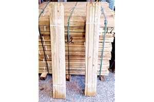 F&G Supplies 20 x 1.2m (4ft) tall square garden tree plant stakes - HC4 pressure treated