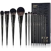 Jessup Makeup Brushes Set 14 pcs for Foundation and Eyeshadow T336 | Complete Set of 14 Face and Eye Brushes, Natural Type Ul