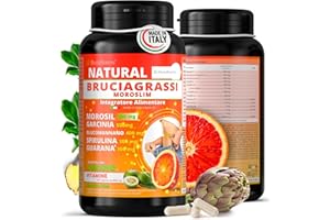 BODYBLOOMS Brucia Grassi Potenti Veloci. Pillole dimagranti veloci e efficaci con glucomannano forte dimagrante e garcinia cambogia. Brucia grassi addominali. Dimagrante forte veloce donna NATURAL