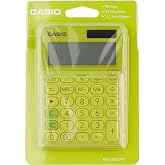 Casio Ms-20Uc-Yg-N-Dc Casio Mini Masa Hesap Makinesi, Sarı/Yeşil