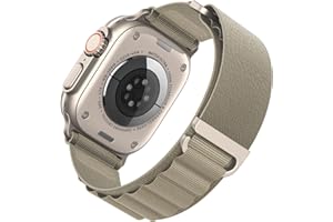 JJii Sung Original Alpine Loop Nylon Strap Compatible with Apple Watch Ultra 2/Ultra Straps 49mm 46mm 45mm 44mm, Adjustable Strap for iWatch Ultra 2/Ultra, Series SE 10/9/8/7/6/5/4/3/2/1