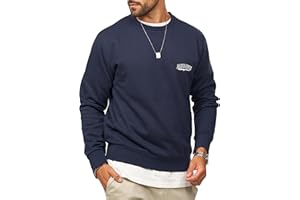 JACK & JONES Herren Sweatshirt mit Rundhals Crewneck Pullover Sweater für Männer im Regular-Fit