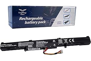 FengWings® A41N1501 Akku Ersetzen für Asus, 15V 48Wh Akku Kompatibel mit ASUS GL752VW | G752VW | N552V | N552VX | GL752 | N552 | L41LK2H | L41LK9H