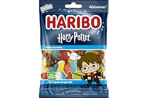 Haribo Harry Potter, Caramelle Gommose Edizione Limitata, Gusto Frutta, Ideale Come Regalo - 160gr