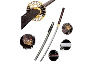 ‎57 SPECIAL REPLICAS Einmalig Katana Schwert Scharf Echt Zum Training Metall Stahl 1045 Samurai 100% Handarbeit nur für Erwachsene - 18 Jahre erforderlich DS077