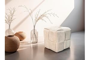 ‎BYLIVING byLIVING Pouf URBAN/Cord beige/Bodenkissen/Hocker/Sitzhocker/B 40, H 40, T 40 cm