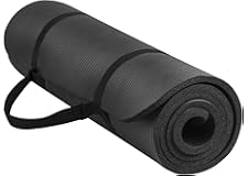 BalanceFrom GoYoga All-Purpose 1/2-Inch Extra Thick High Density Anti-Tear Exercise Yoga Mat with Carrying Strap