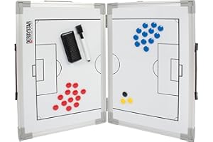 Derbystar – Lavagna tattica calcio in alluminio – pieghevole bianco