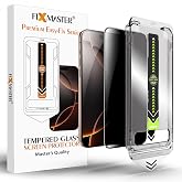 Fixmaster iPhone X, iPhone XS ve iPhone 11 Pro İle Uyumlu Hayalet (Privacy) Temperli Cam, Easy Fix Kolay Kurulum Serisi Y&uuml;kse
