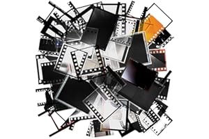 MAYPLOUS 5 Paquets Autocollant de Pellicule de caméra Filmstrip décoratif Scrapbook Autocollant Autocollant de cadre photo pour la décoration de cinéma Affiche du festival du Pellicule Album (Memories)