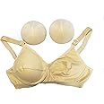 Generic Women's Silicone Padded, With Removable Pads Non-Wired Push-Up Bra