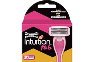 ‎WILKINSON SWORD Wilkinson Sword Intuition fab Rasierklingen für Damen Rasierer, 3 St