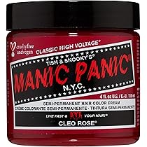MANIC PANIC Semi-Permanent Hair Color Cream - Cleo Rose 118 ml ...