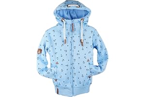 VIN TE Kinder Sweat Jacke Kapuze Fleece gefüttert Hoodie Übergangsjacke 92-134