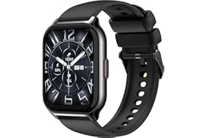Coollia Smartwatch Herren Damen, 2.01" Touchscreen fitnessuhr mit Pulsuhr Schlafmonitor, Herzfrequenz, Schrittzähler, 21 Sportmodi Fitness Armbanduhr, IP68 Wasserdicht Smart Watch für Android iOS