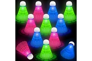 Hysagtek 12 Pcs Badminton ShuttleCocks Shuttles Indoor Outdoor Sport Training Badminton