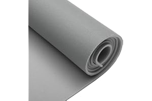 INFINAUTO Headliner Fabric 70" l x 48" W for Car Truck RV SUV Automotive Interior Trim DIY Roof Repair Replacement Foam Backing Breathable Mesh Fabric Dark Gray