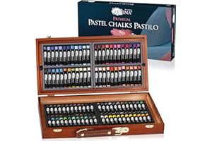 Artina Set de craies Pastilo – Avec 96 couleurs magnifiques avec coffret certifié FSC – Craies à peintre