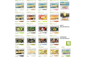 ‎LIEBLINGSKÖDER 4 Lieblingsköder Gummifische zum Zanderangeln mit Gummifisch 10 cm