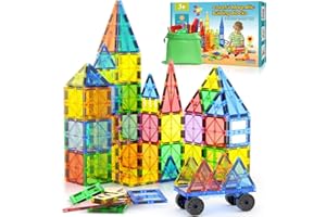 Wootoyz Costruzioni Magnetiche Per Bambini 3 4 5 6 Anni, Giochi Bambini 3-6 Anni Magneti Bambini Regalo Bambino Bambina 3-8 Anni Giocattoli Bambino Bambina 3-6 Anni Regali Compleanno Bambinis